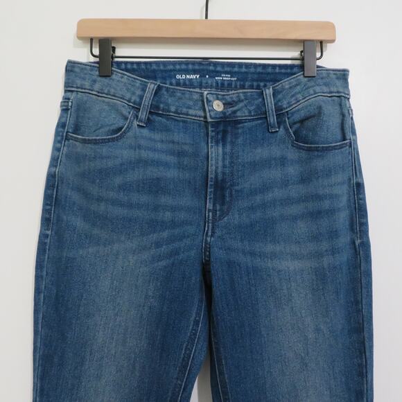 Old Navy Womens Sz 8 Blue Denim WOW Bootcut Jeans Mid Rise Stretch Denim - Picture 3 of 5